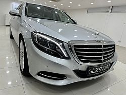 Mercedes Benz S400L R19 LED 2016 Silver Rear Entertainment